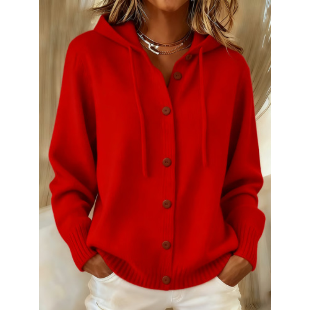 Women's Long Hooded Cardigan | Oversized Knit Warmth 4