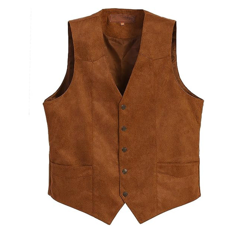 Valencia | Tailored Faux Leather Vest 1