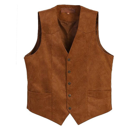 Valencia | Tailored Faux Leather Vest 1