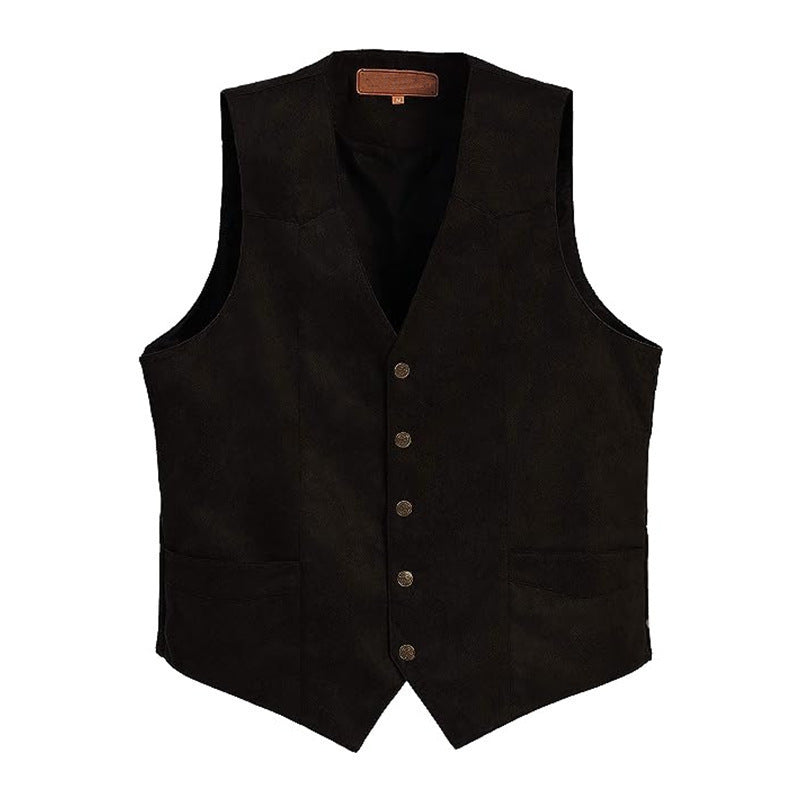 Valencia | Tailored Faux Leather Vest 3