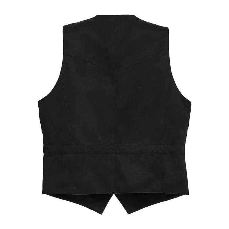 Valencia | Tailored Faux Leather Vest 4