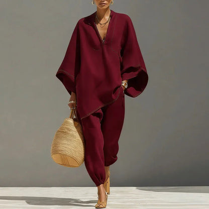 Velena - Linen Two-Piece Set for Women 2