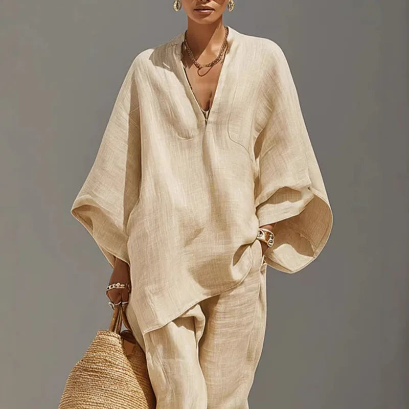Velena - Linen Two-Piece Set for Women 3
