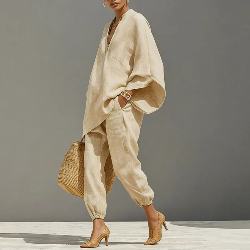 Velena - Linen Two-Piece Set for Women 5