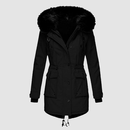 Women's Winter Parka | Hooded & Adjustable Waist 2
