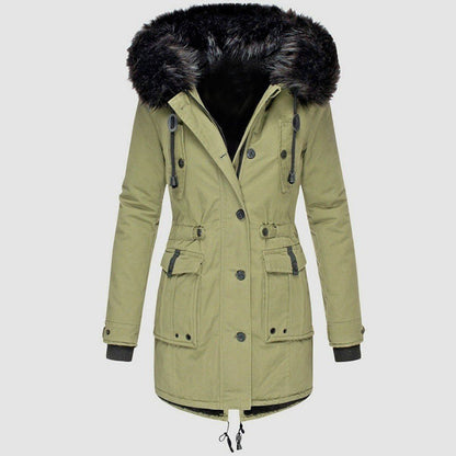Women's Winter Parka | Hooded & Adjustable Waist 3