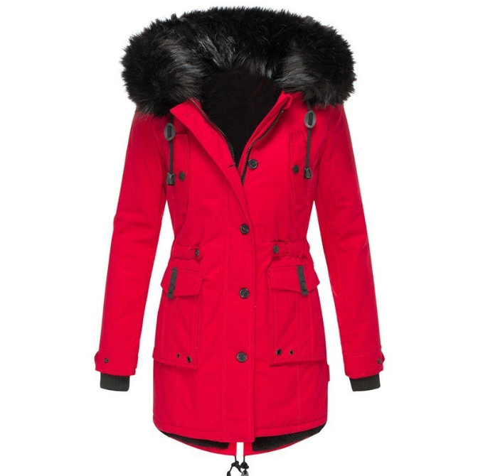 Women's Winter Parka | Hooded & Adjustable Waist 5