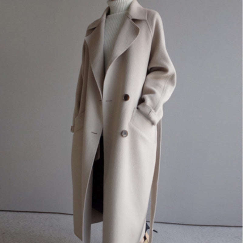 Women's Trench Coat | Belted & Long Fit 2