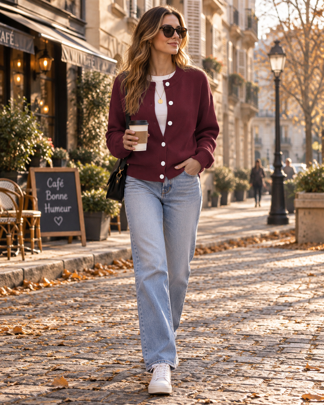 Women's Knit Cardigan | Button-Up & Relaxed Fit 1