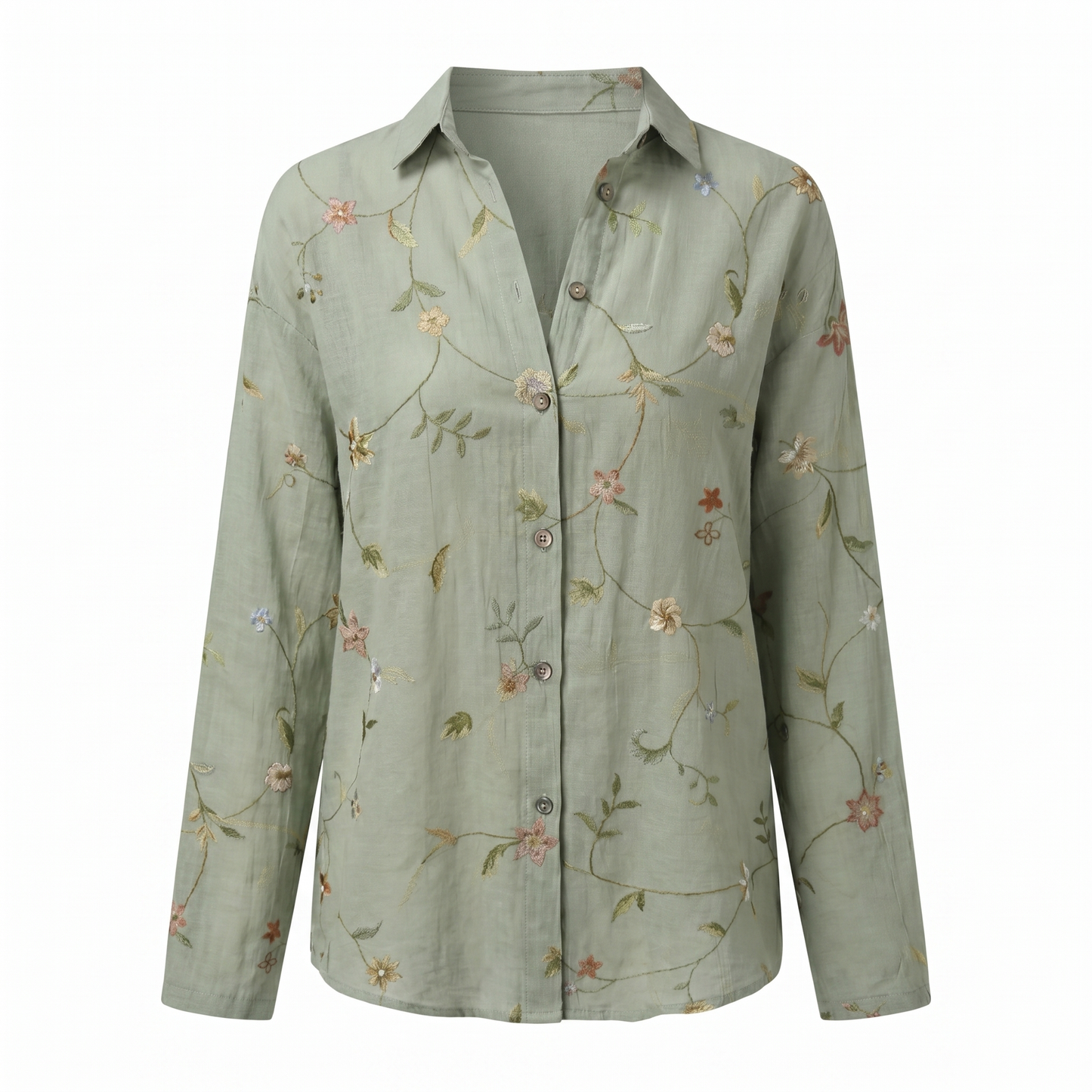 Women's Blouse | Abstract Print Split Neck 3
