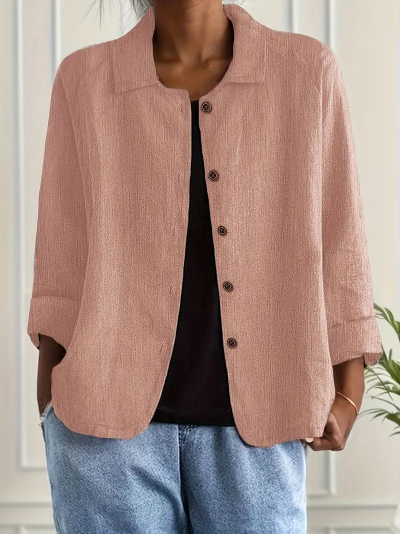 Women’s Blouse | Long Sleeve Button-Up 1