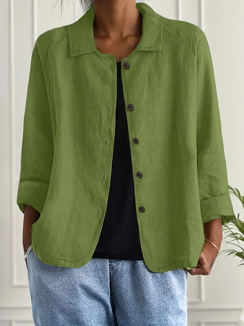 Women’s Blouse | Long Sleeve Button-Up 10