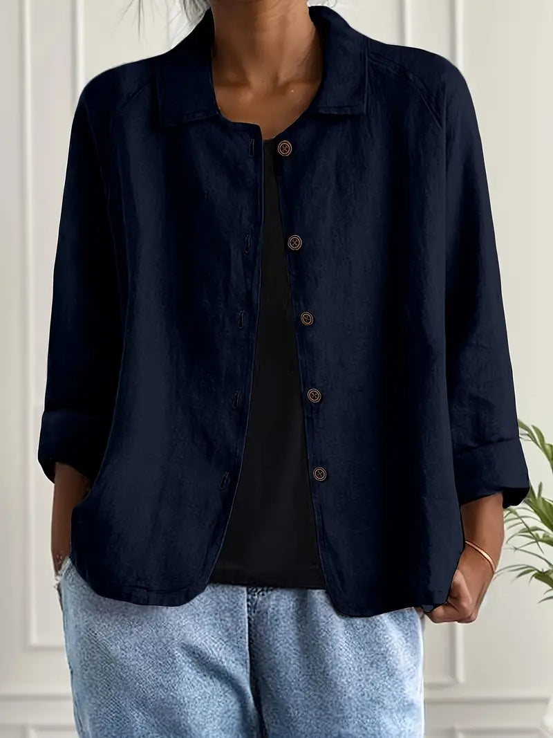 Women’s Blouse | Long Sleeve Button-Up 11