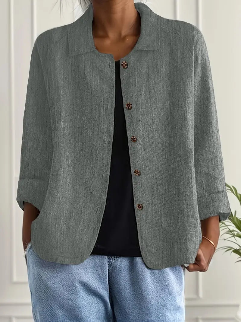 Women’s Blouse | Long Sleeve Button-Up 4
