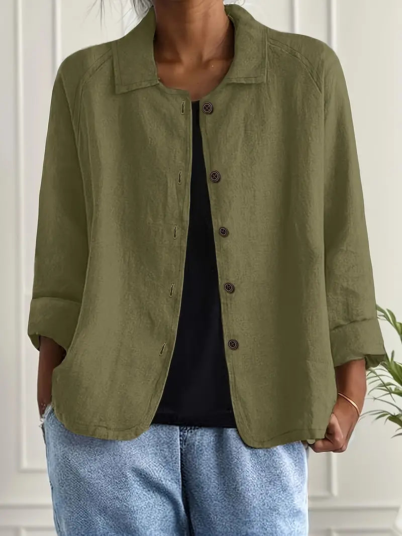 Women’s Blouse | Long Sleeve Button-Up 7