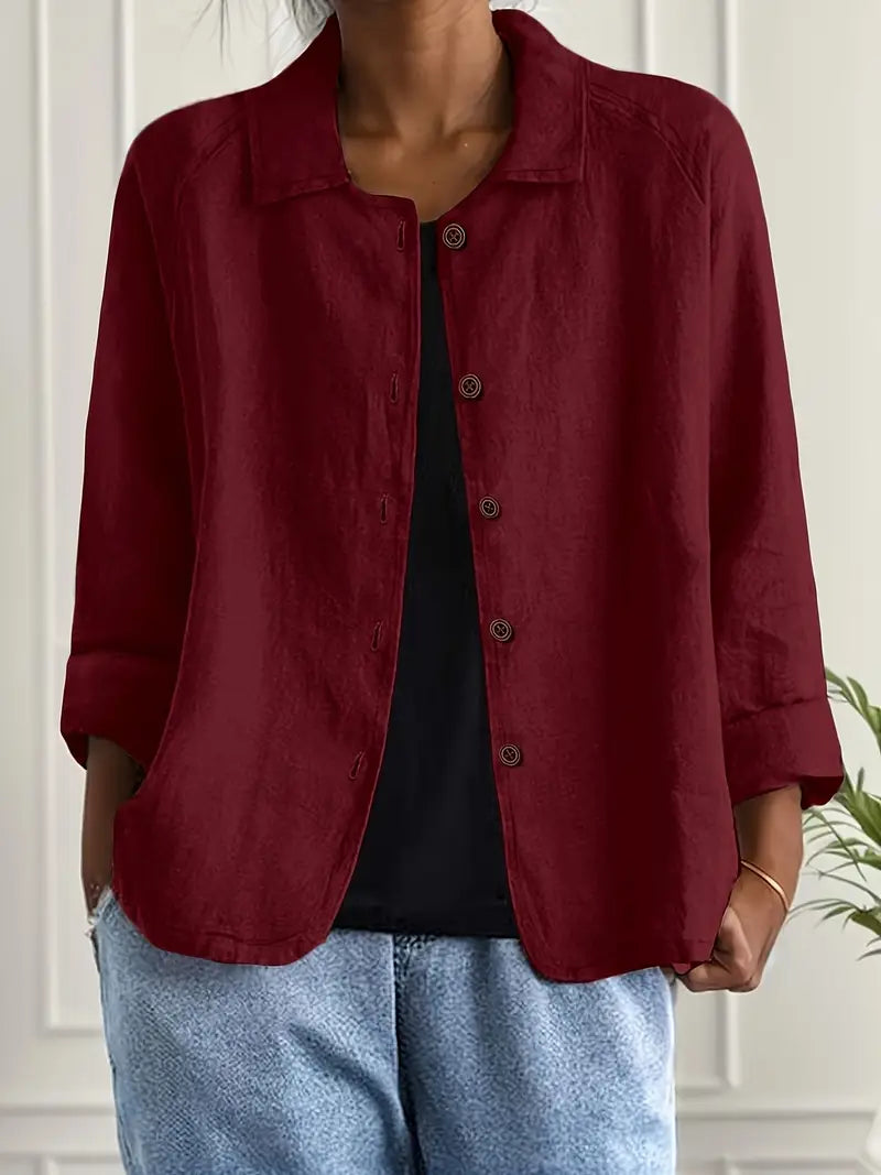 Women’s Blouse | Long Sleeve Button-Up 9