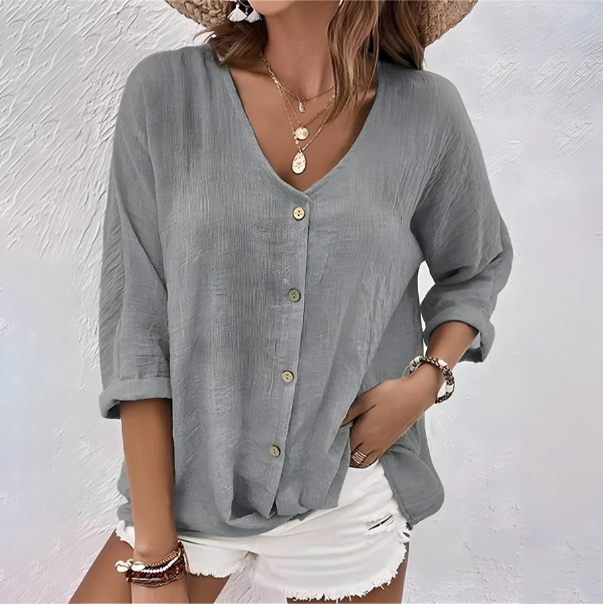 Women’s Blouse | Relaxed Button-Up 1