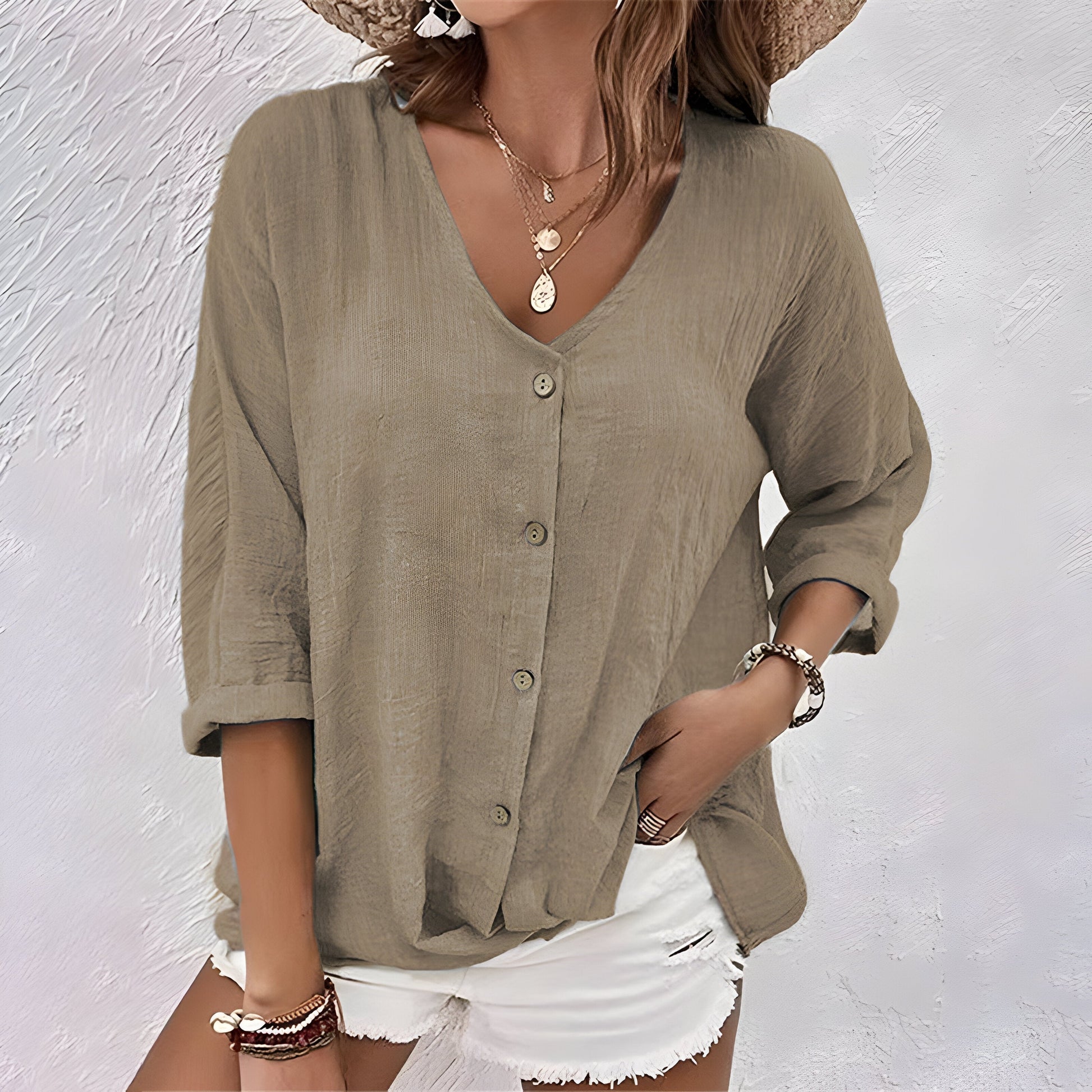 Women’s Blouse | Relaxed Button-Up 3