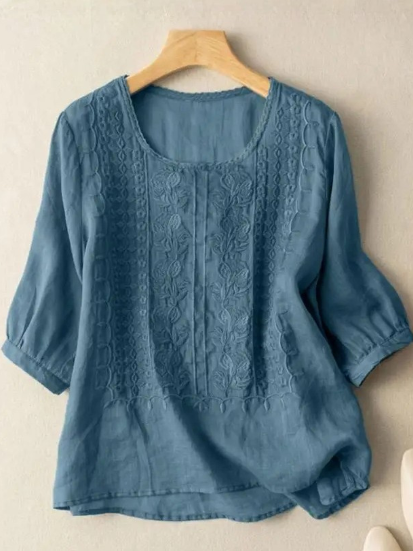 Women’s Blouse | Relaxed Fit with Embroidered Design 1
