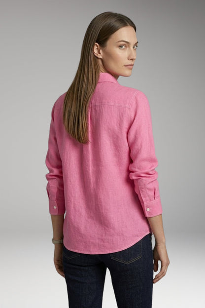 Women's Blouse with Button Closure and Collar Neckline 3