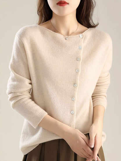 Women's Cardigan |  V-Neck Button Closure 8