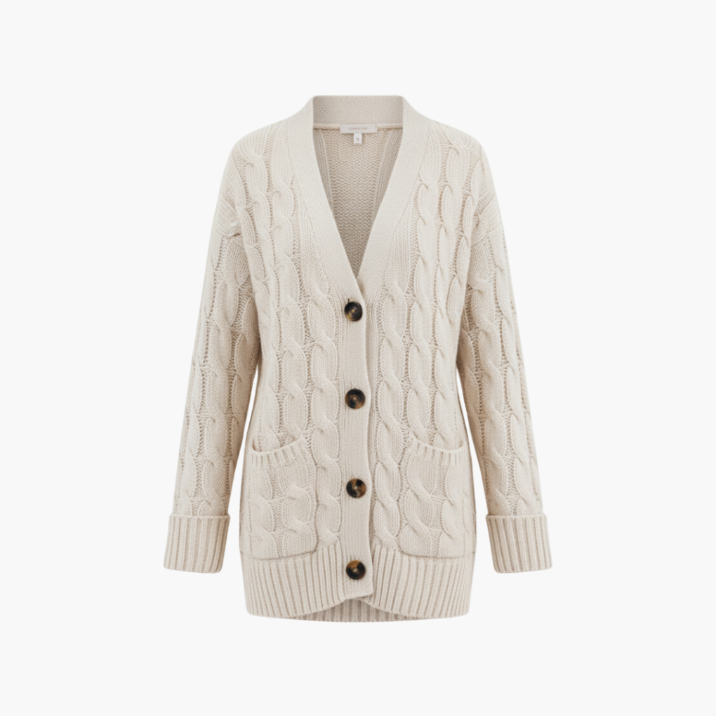 Women’s Cardigan with Buttons and Pockets 1
