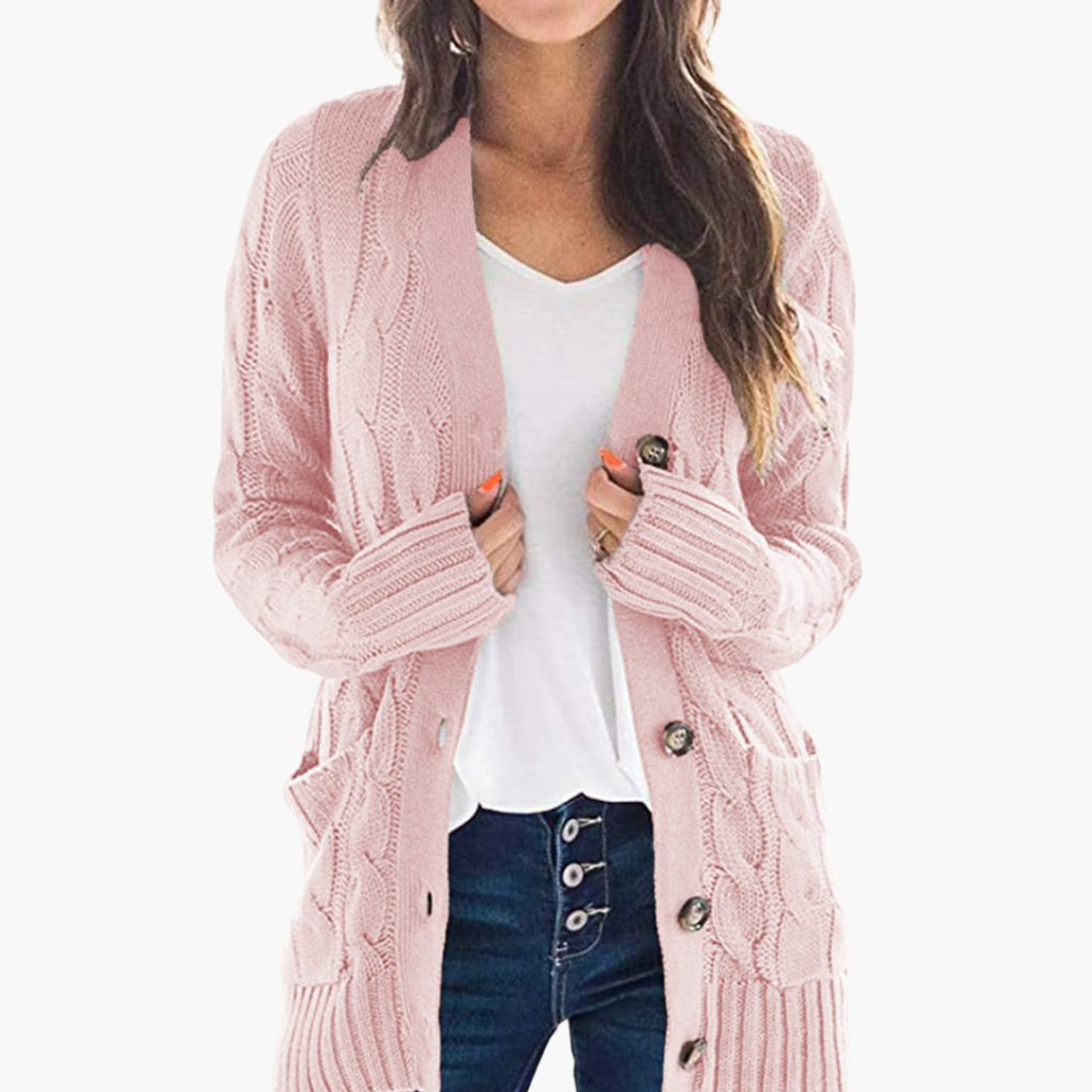 Women’s Cardigan with Buttons and Pockets 5