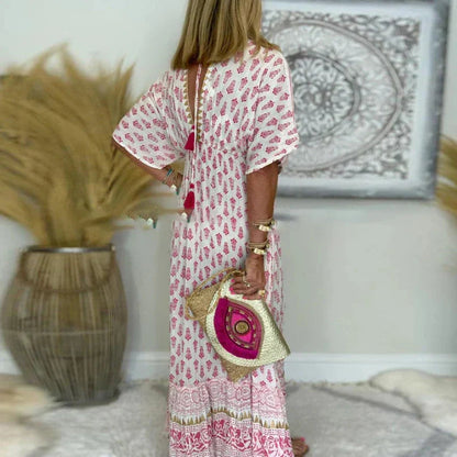 Women's Dress | Boho Print Maxi 2