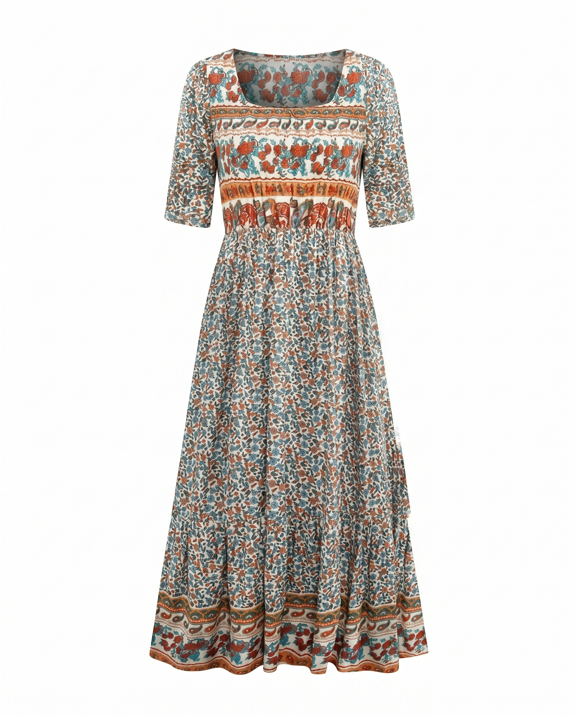 Women’s Dress | Boho Print Midi 5