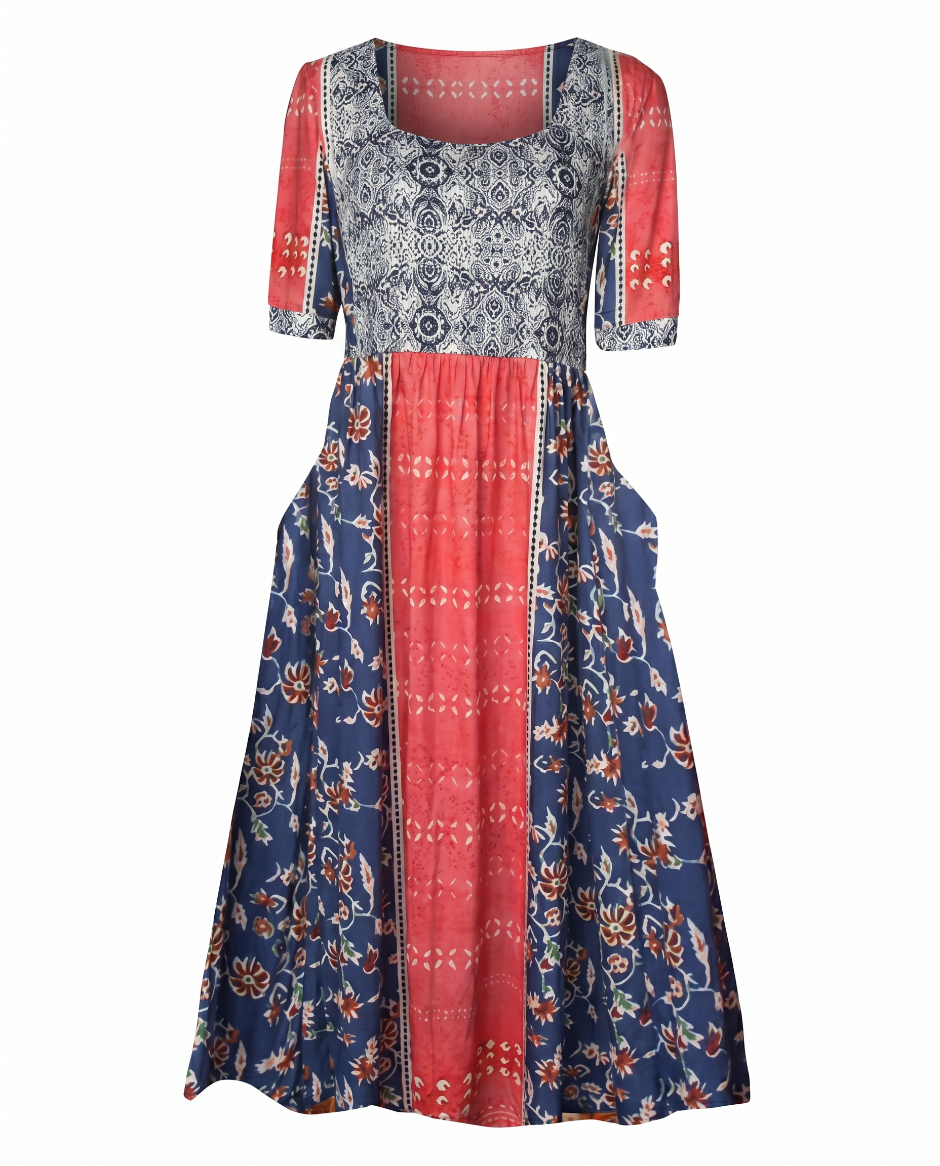 Women’s Dress | Boho Print Midi 8