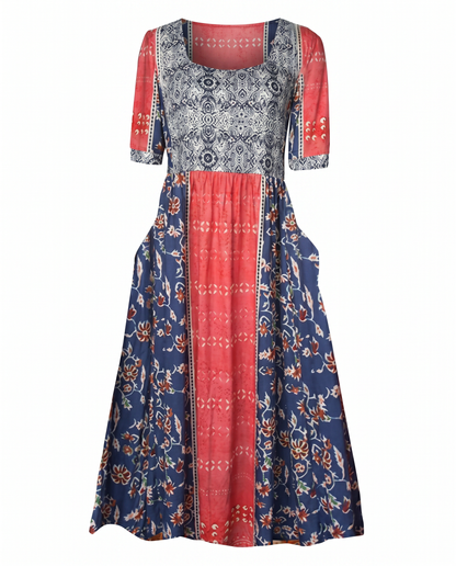 Women’s Dress | Boho Print Midi 8