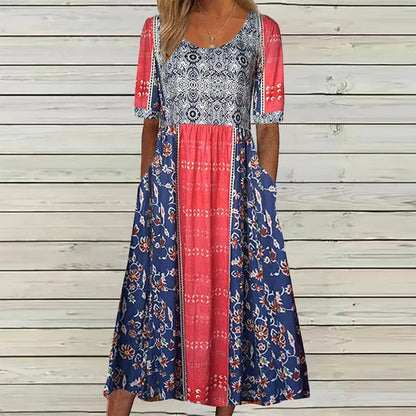 Women’s Dress | Boho Print Midi 9