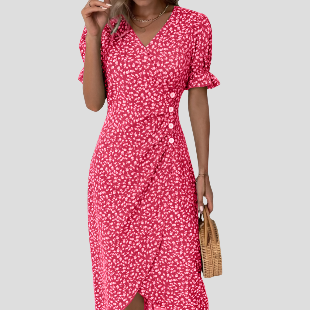 Women’s Elegant Floral Midi Dress 5