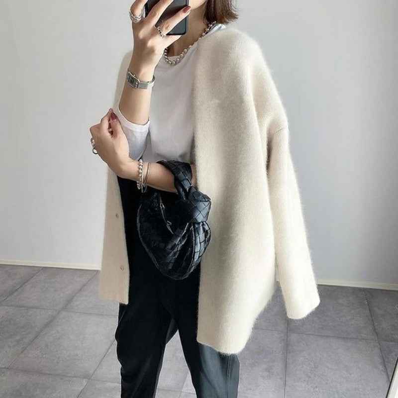 Women's Elegant Woolen Cardigan 5