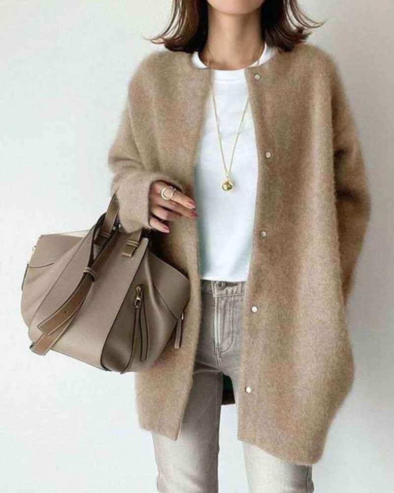 Women's Elegant Woolen Cardigan 6