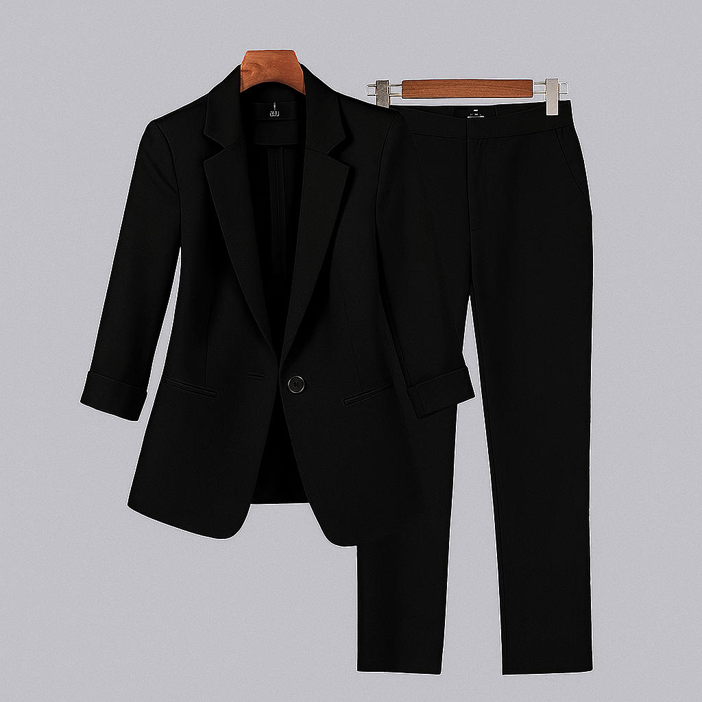 Women’s Formal Suit Set with Blazer and Pants 3