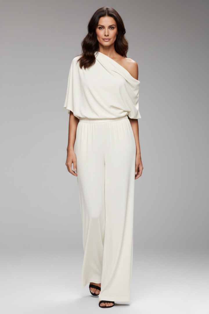 Women's Jumpsuit with Single-Breasted Design and Relaxed Fit 7