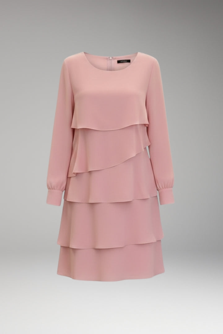 Women's Layered Dress with Long Sleeves and Flattering Fit 1
