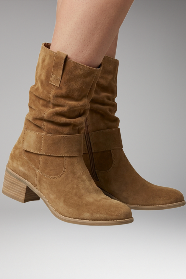 Women's Orthopedic Boots with Side Zippers and Slouchy Fit 3