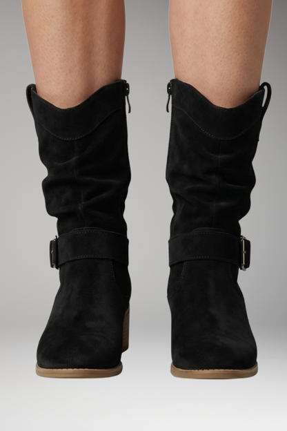 Women's Orthopedic Boots with Side Zippers and Slouchy Fit 6
