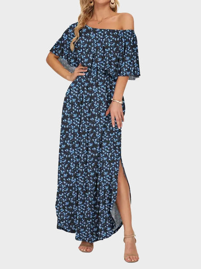 Women's Plus Size Off-Shoulder Maxi Dress 4