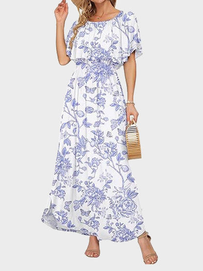 Women's Plus Size Off-Shoulder Maxi Dress 8