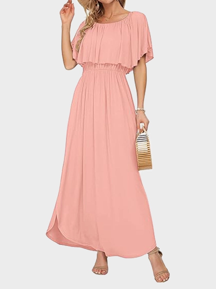 Women's Plus Size Off-Shoulder Maxi Dress 9