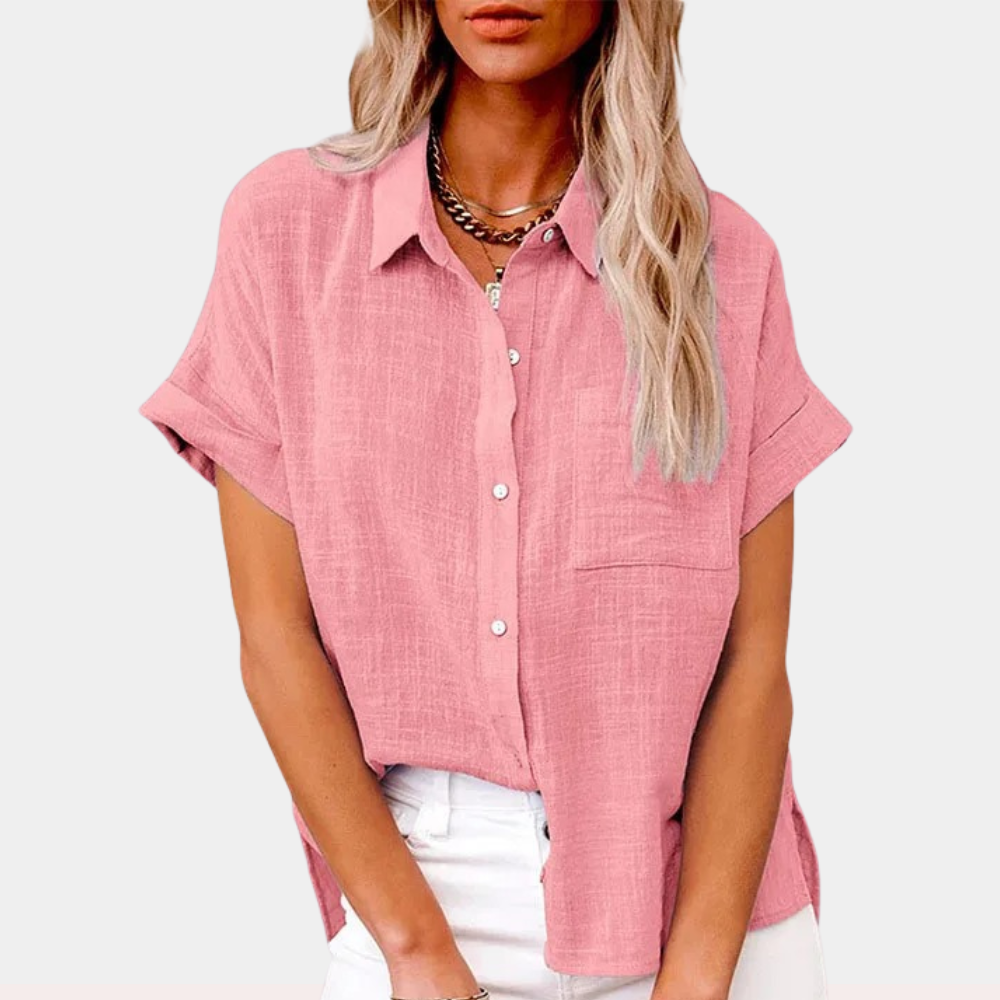 Women’s Shirt | Short Sleeve Button Down 4
