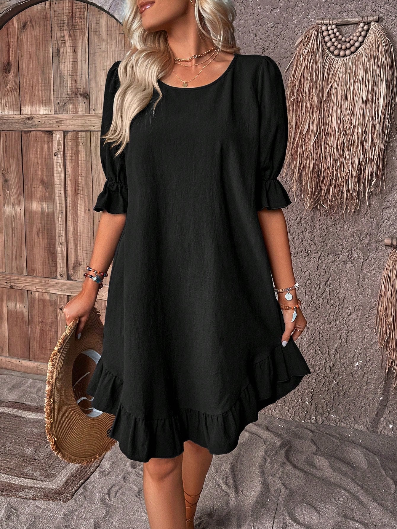 Women's Summer Dress | Ruffle Hem Mini 3