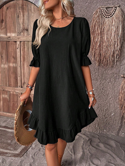 Women's Summer Dress | Ruffle Hem Mini 3