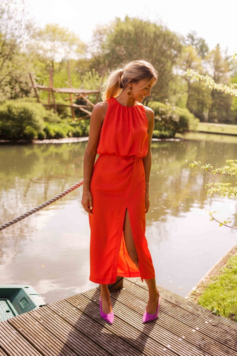 Women’s Summer Dress | Sleeveless Split Midi 4