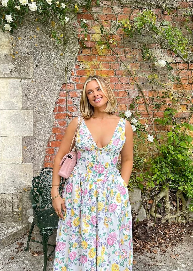 Women’s Summer Dress | Sleeveless V-Neck Midi 4
