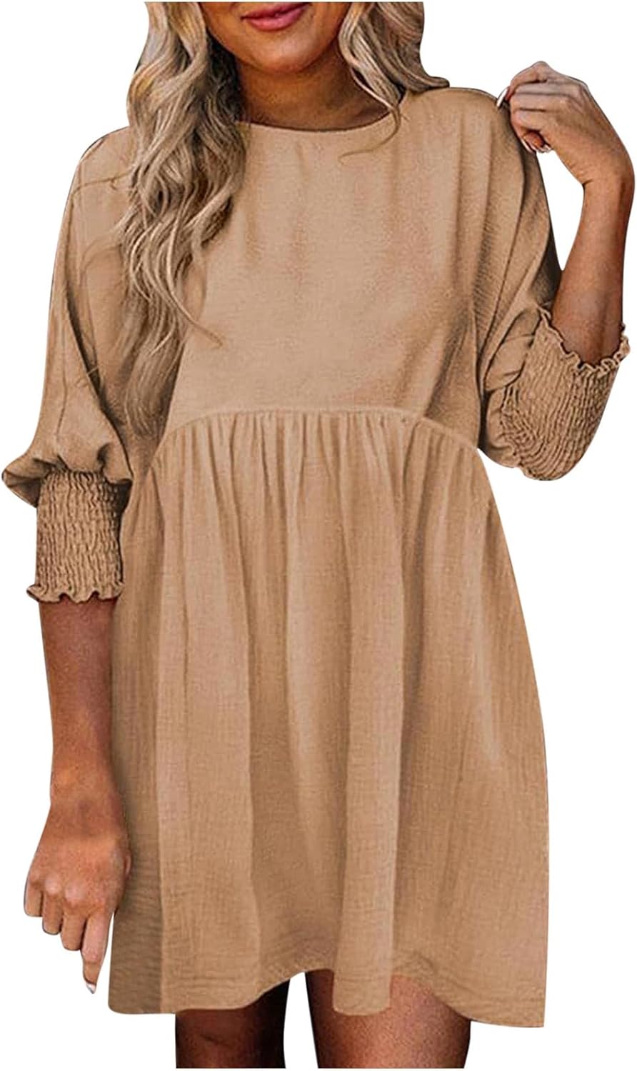 Women's Summer Dress | Smocked Cuff Mini 0