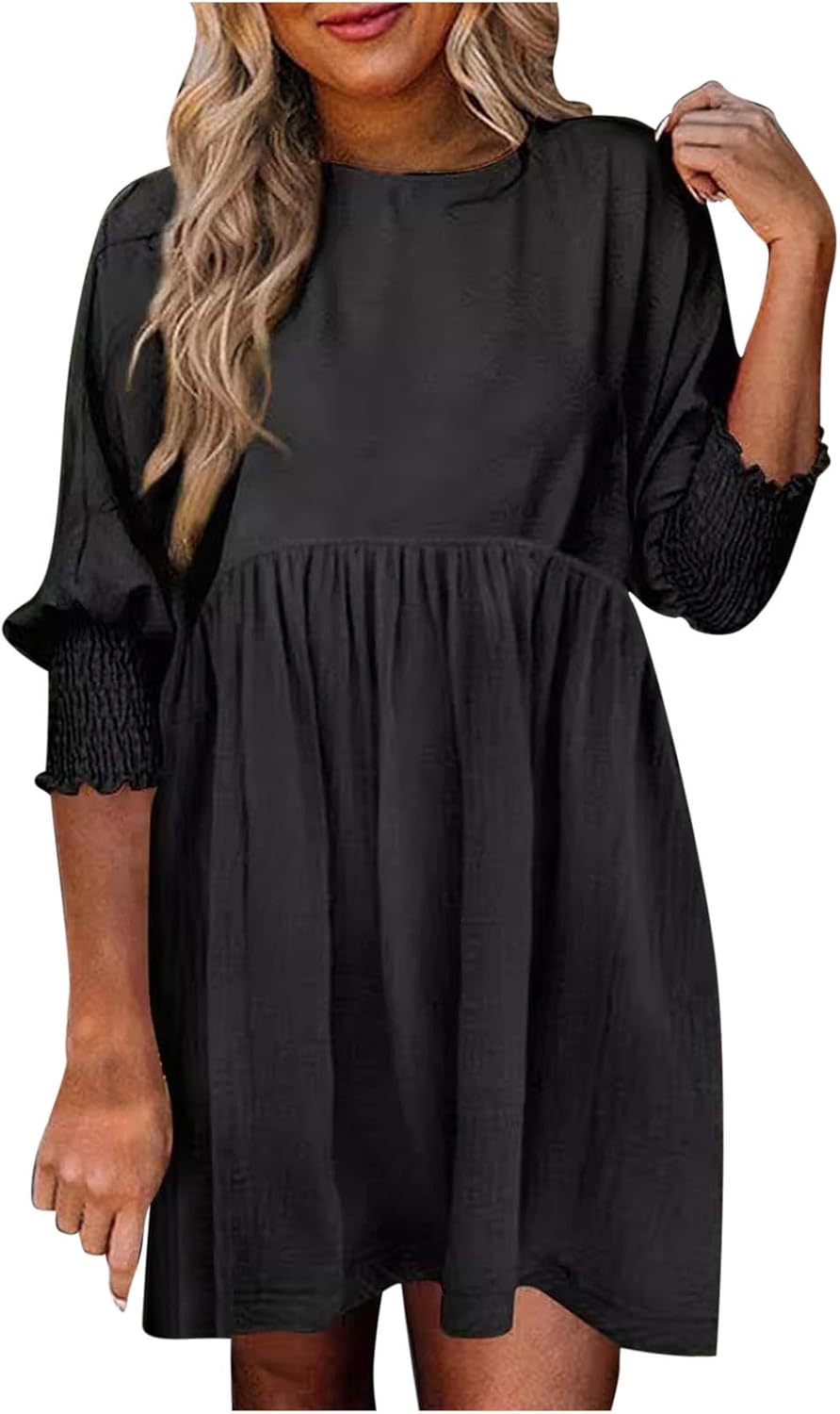 Women's Summer Dress | Smocked Cuff Mini 1
